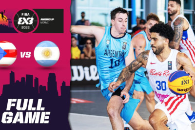 Puerto Rico 🇵🇷 vs Argentina 🇦🇷 | Men | Full Game | FIBA 3x3 AmeriCup 2022