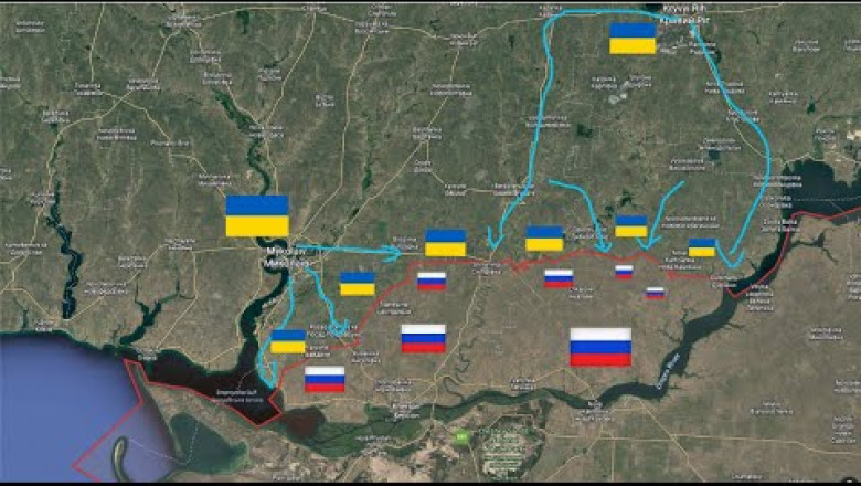 Ukraine War Map | US Pressuring Ukraine for Kherson Offensive before