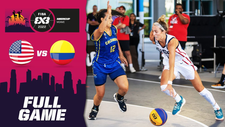 USA 🇺🇸 vs Colombia 🇨🇴 | Women | Full Game | FIBA 3x3 AmeriCup 2022