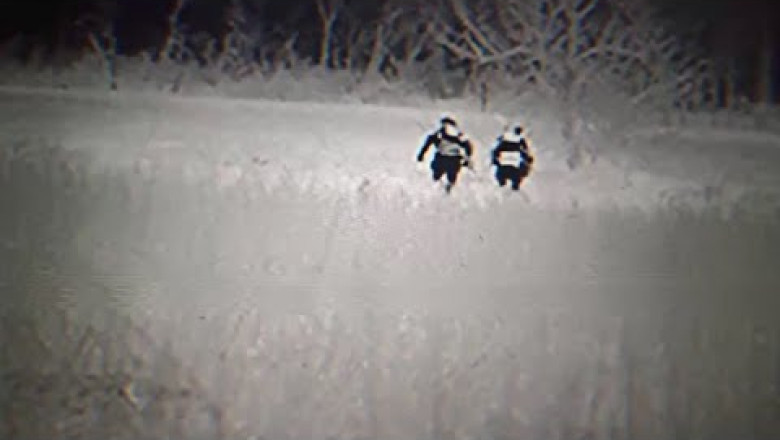 The Russians, who went for a night walk, were hit by a sniper's bullet