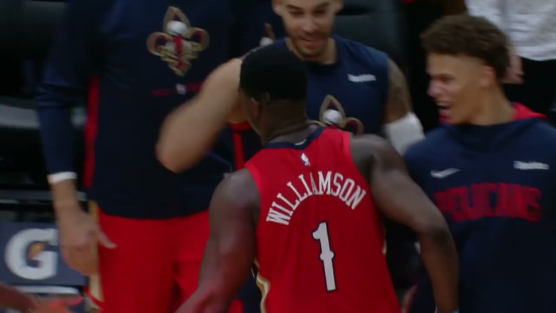 ZION WILLIAMSON BODIES JORDAN POOLE! BECAME GODZILA! MONSTER DUNK!