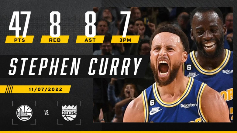 Steph Curry's season-high 47 PTS wills Warriors to VICTORY over Kings 😤🔥