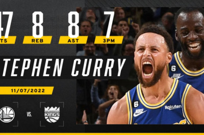 Steph Curry's season-high 47 PTS wills Warriors to VICTORY over Kings 😤🔥