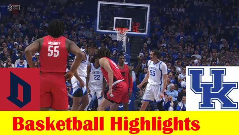Duquesne vs #4 Kentucky Basketball Game Highlights 11 11 2022
