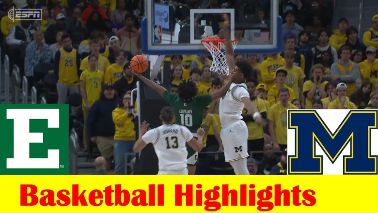 Eastern Michigan vs #22 Michigan Basketball Game Highlights 11 11 2022