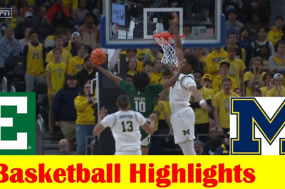 Eastern Michigan vs #22 Michigan Basketball Game Highlights 11 11 2022