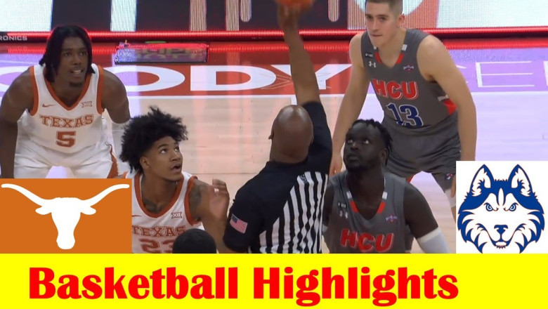 Houston Christian vs #12 Texas Basketball Game Highlights 11 10 2022