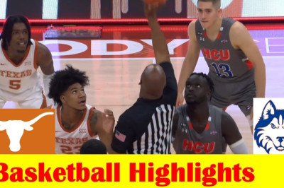 Houston Christian vs #12 Texas Basketball Game Highlights 11 10 2022