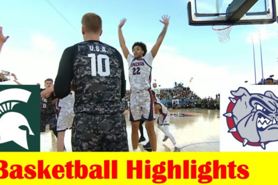 Michigan State vs #2 Gonzaga Basketball Game Highlights 11 11 2022