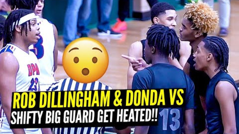 Rob Dillingham &amp; Donda vs Shifty Big Guard GET HEATED!! Both Teams went at it!!