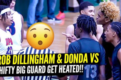Rob Dillingham & Donda vs Shifty Big Guard GET HEATED!! Both Teams went at it!!