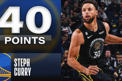 Steph Curry Makes History In 40-PT Performance 🔥