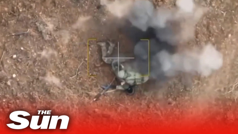 Ukrainian Drones Drop Bombs On Russian Frontline Soldiers | Nexth City