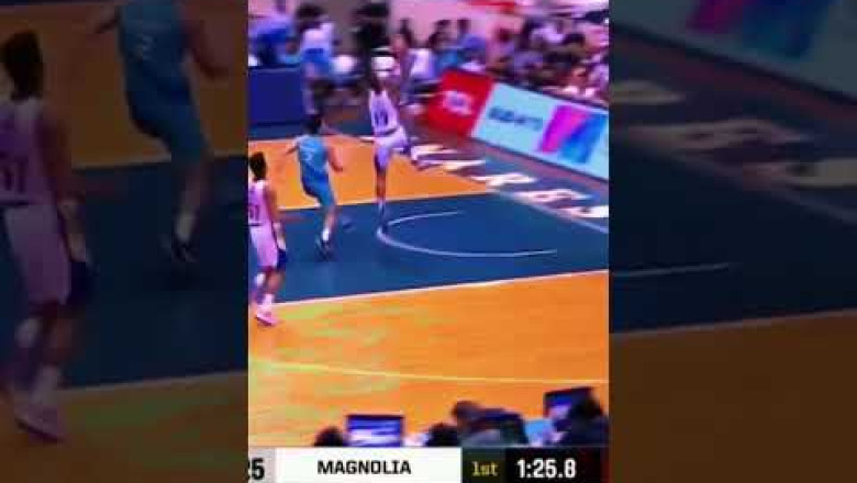 CALVIN "THE BEAST" ABUEVA'S  DUNK ..MAGNOLIA VS PHOENIX