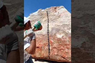 He knows when the granite stone going to break very experiences.  Source from ahmetpehlivanoglu1