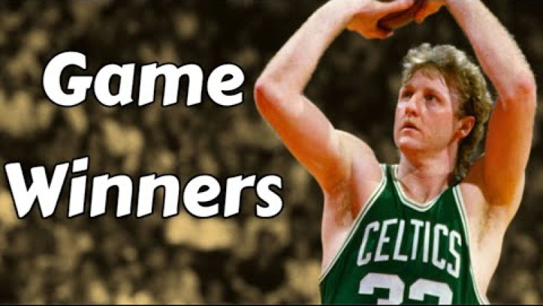 Larry Bird Game Winners, BUT They Get Increasingly More Clutch