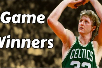 Larry Bird Game Winners, BUT They Get Increasingly More Clutch