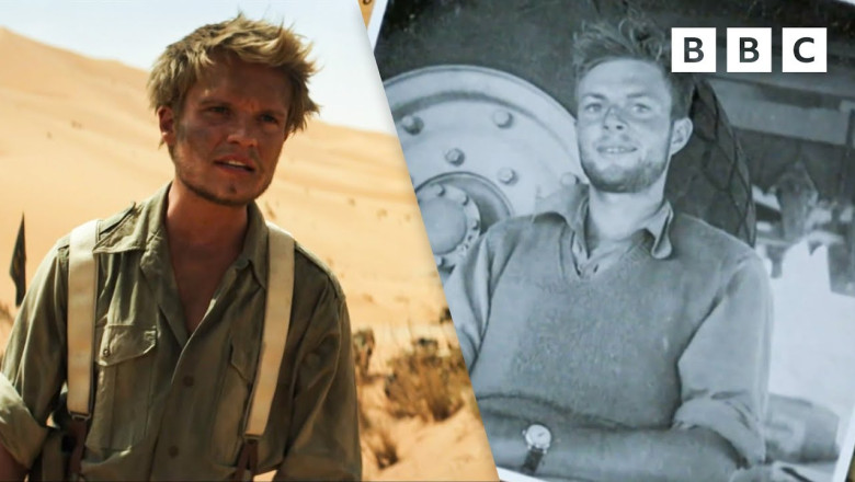 SAS Rogue Heroes actor Tom Glynn-Carney meets 102-year-old war hero 🥲 | The One Show - BBC