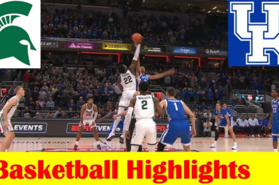 Michigan State vs #4 Kentucky Basketball Game Highlights 11 15 2022