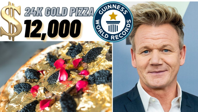 THE WORLD MOST EXPENSIVE PIZZA - Made with 24k Gold and was in The ...