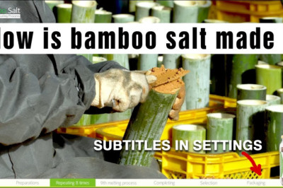 The Most Expensive Salt. How is bamboo salt made?