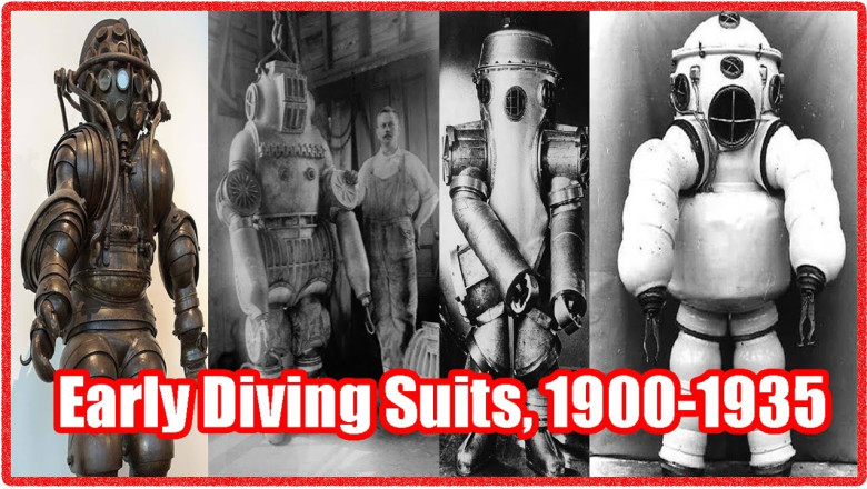 The story of early diving suits|1900-1935|The invention of individual diving suits|Worldinfo