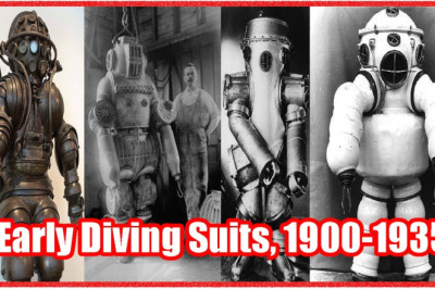 The story of early diving suits|1900-1935|The invention of individual diving suits|Worldinfo