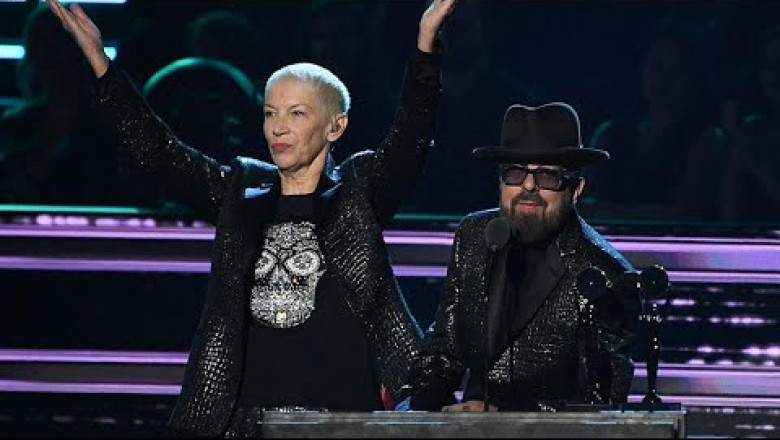 Eurythmics induction into the Rock &amp; Roll Hall of Fame 2022
