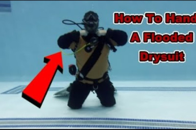 Buoyancy Control With A Flooded Drysuit