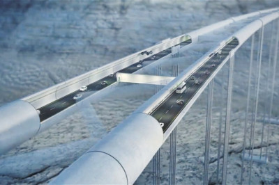 Norway Engineers Shocked China - $ 47 Billion Floating Highway - Incredible Megaprojects