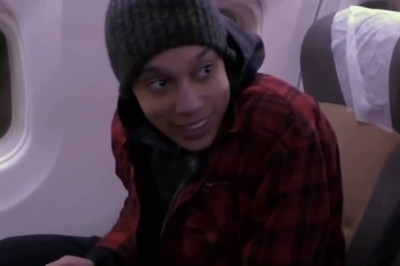 Video shows WNBA star Brittney Griner on plane before release to US custody: ‘Happy’