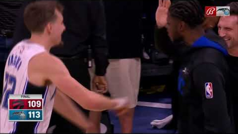 Franz Wagner GAME ICING PUTBACK Against Toronto