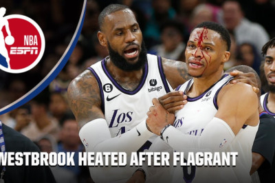 Russell Westbrook HEATED after Flagrant 2 foul by Zach Collins | NBA on ESPN