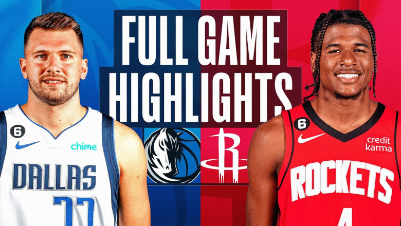 MAVERICKS at ROCKETS | NBA FULL GAME HIGHLIGHTS | December 23, 2022