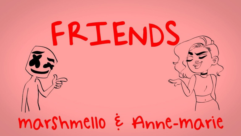 Marshmello and Anne-Marie | FRIENDS | OFFICIAL FRIENDZONE ANTHEM