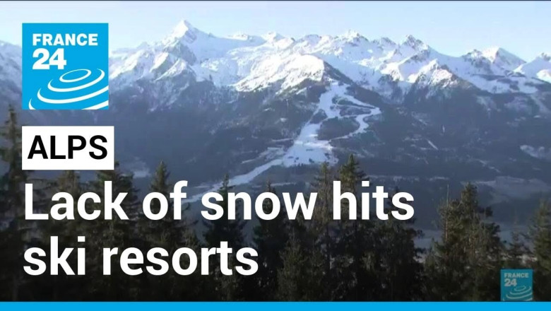 Alp ski resorts forced to adapt amid lack of snow • FRANCE 24 English