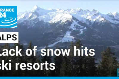 Alp ski resorts forced to adapt amid lack of snow • FRANCE 24 English