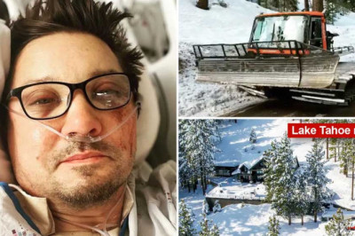 Jeremy Renner was 'run over' by 14,330-pound snowplow, says sheriff