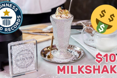 World's most expensive milkshake! - Guinness World Records