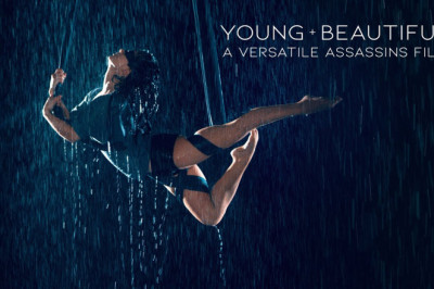 VERSATILE ASSASSINS | Young and Beautiful | Blindfolded Aerial Performance in Rain Room - Selkie Hom
