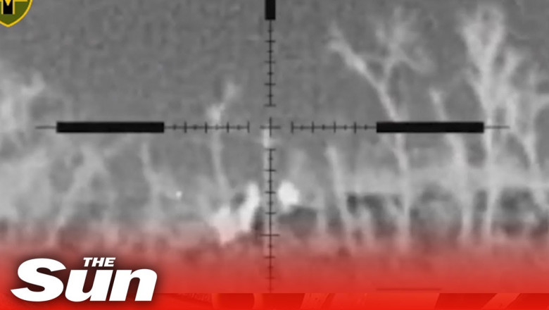 Ukrainian snipers pick off unsuspecting Russian soldiers one-by-one