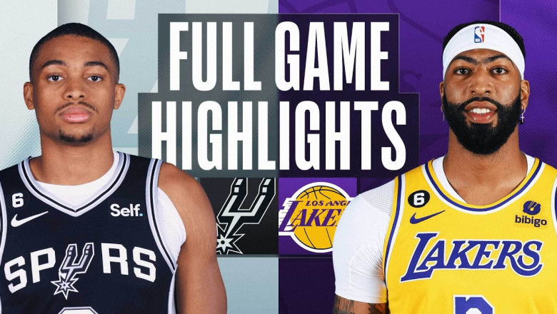 SPURS at LAKERS | FULL GAME HIGHLIGHTS | January 25, 2023