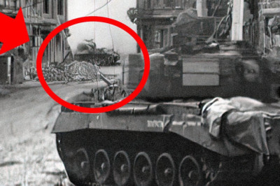 American Tank vs German Tank Caught on Camera - Cologne Cathedral
