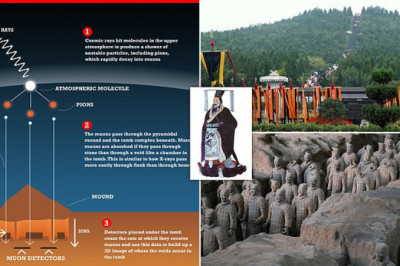 Cosmic rays may reveal the hidden tomb of China's first Emperor