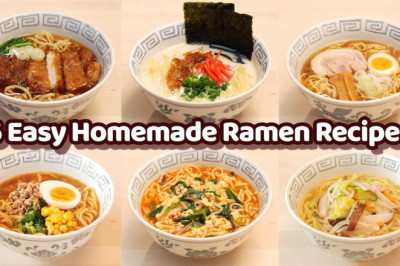6 Easy Ways to Make Japanese Homemade Ramen - Revealing Secret Recipes!!
