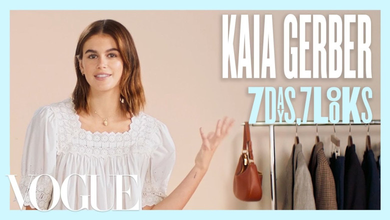 Every Outfit Kaia Gerber Wears in a Week | 7 Days, 7 Looks | Vogue
