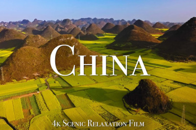 China 4K - Scenic Relaxation Film With Calming Music