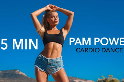 15 MIN PAM POWER Workout - Dance Style Cardio with amazing music