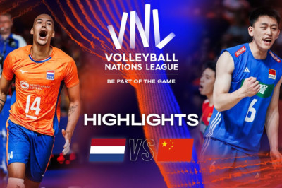 🇳🇱 NED vs. 🇨🇳 CHN - Highlights Week 2 | Men's VNL 2023