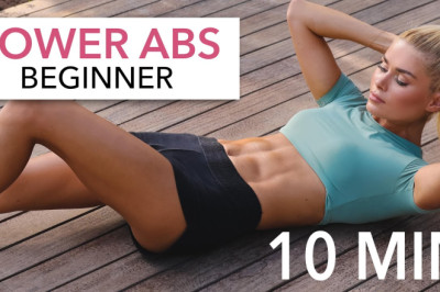 10 MIN LOWER AB WORKOUT - Beginner, with Medium Options I Pamela Reif